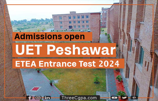 UET Peshawar Admission 2024