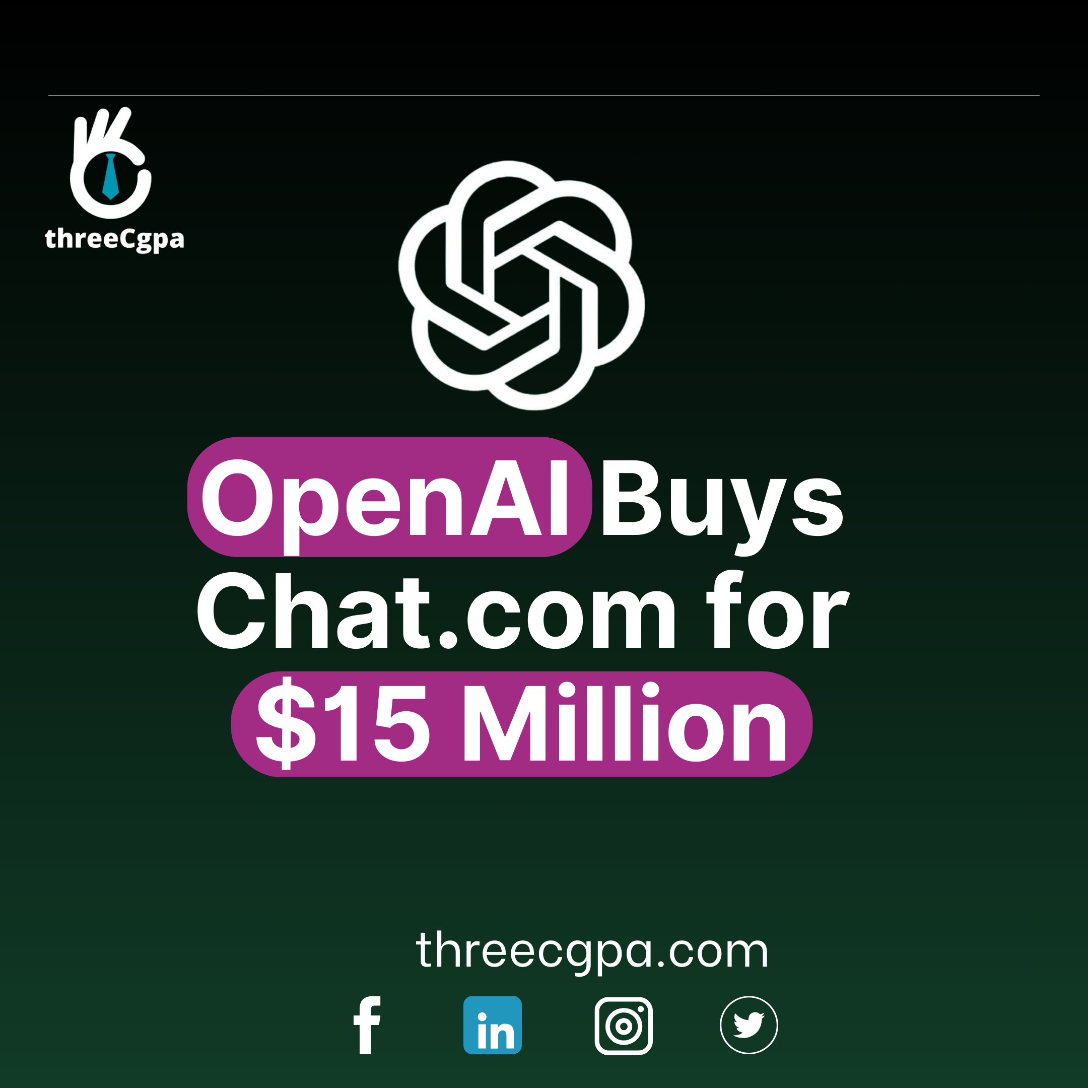 openAi/ chatgpt buy chat.com domain